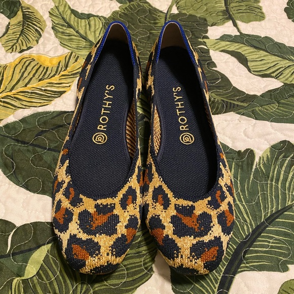 Leopard Print Rothy’s Flats - Picture 1 of 2